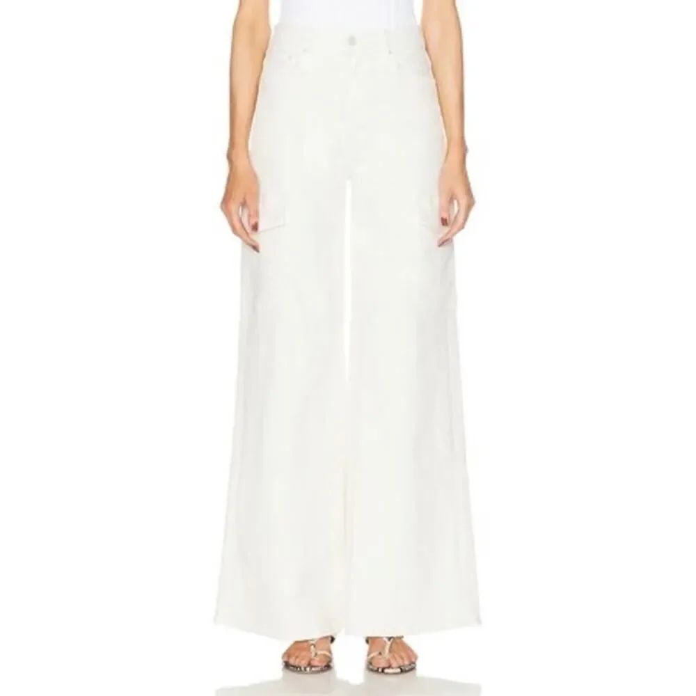 MOTHER The Undercover Cargo Sneak Cream Puffs 26”